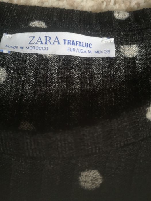 Sukienka czarna w kropki M