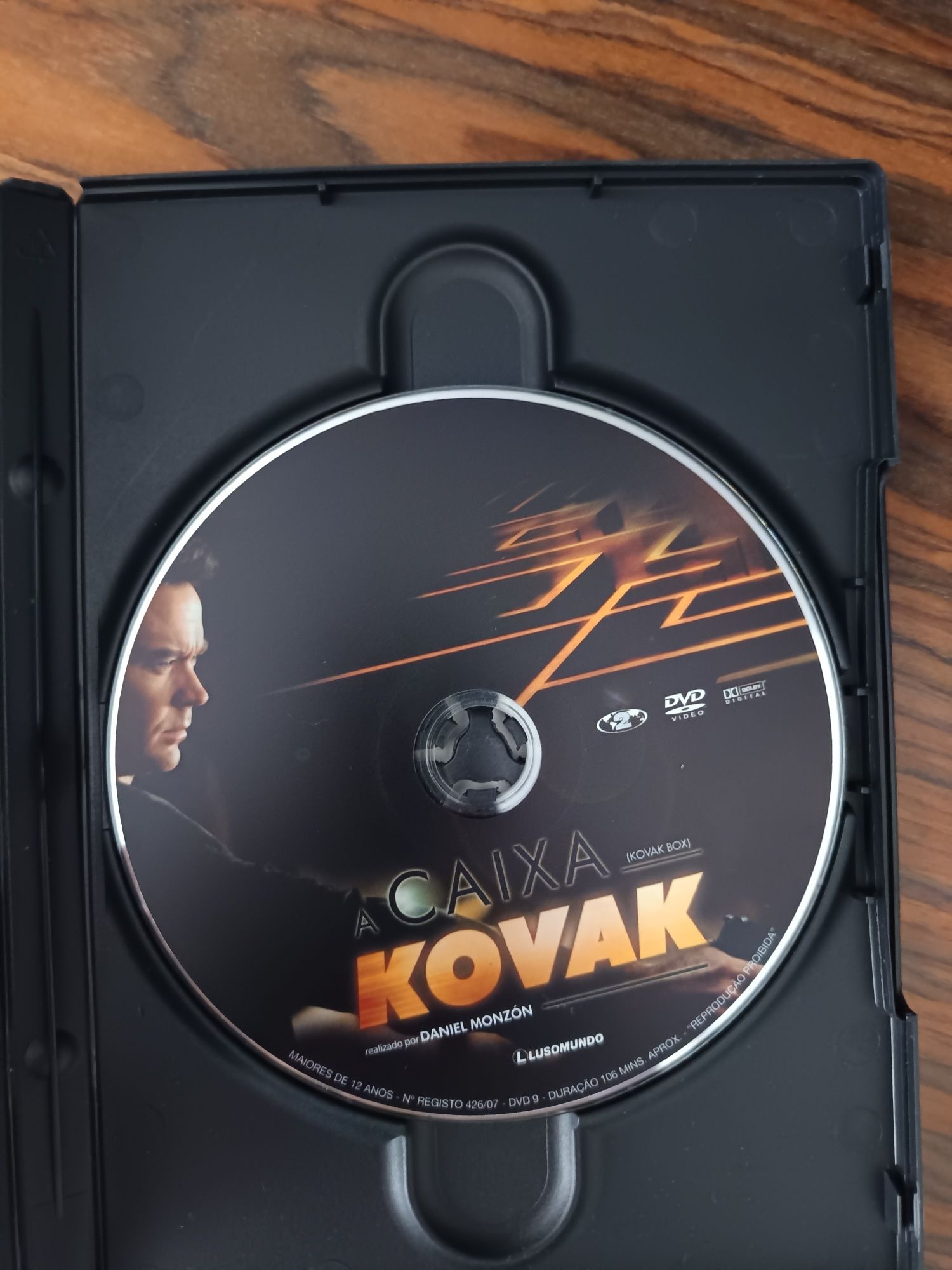 DVD a caixa kovak