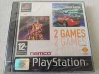 Ps1 psx one PlayStation Tekken / Ridge Racer 3xA FOLIA pasek sony