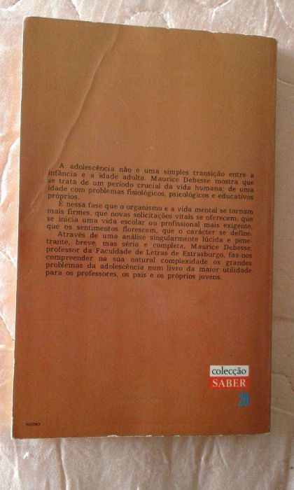 Livro "A Adolescência" de Maurice Debesse