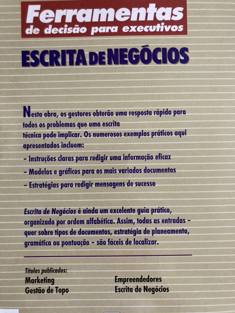 Prática de Negócios e Escritório - 6 Livros