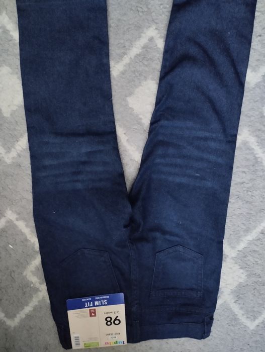 Spodnie jeans lupilu granatowe rozm 98