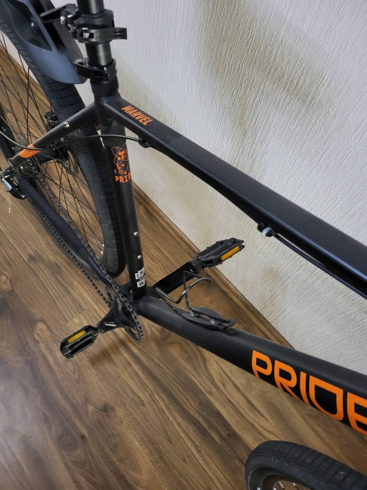 Велосипед Pride MARVEL 9,2 рама XL 2022 чорний