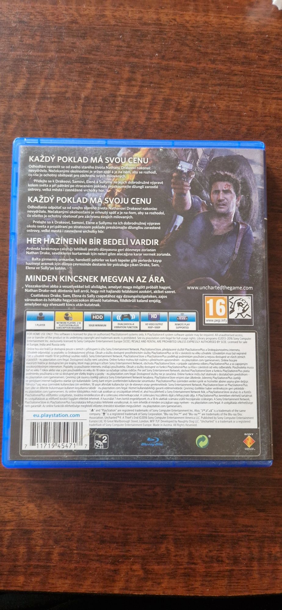Uncharted 4: A Thiefs End PS 4