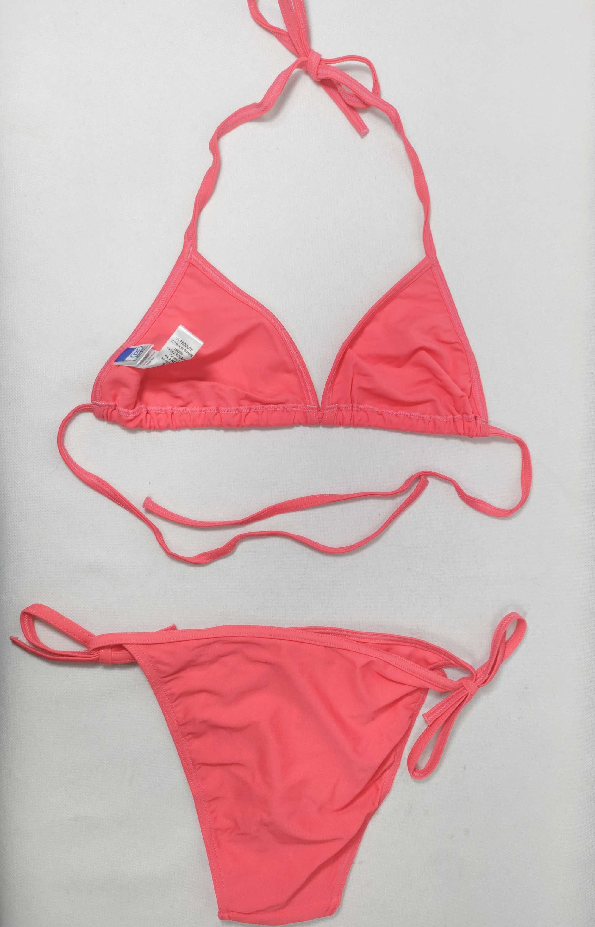 Strój dwuczęściowy nieusztywniany bikini różowy 38M ST0172