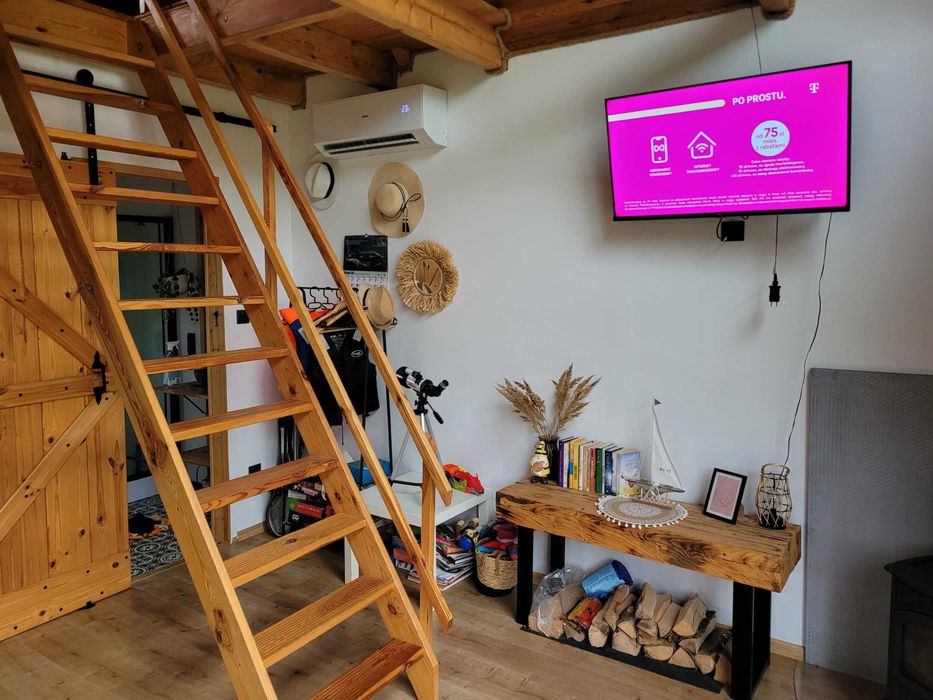 Miodowy Domek Sauna, Jacuzzi, Rybki,Las, Rowery