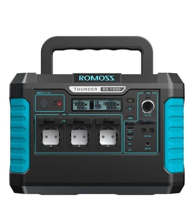 Зарядна станція 1,5 кВт Romoss RS1500 (RS1500-2B2-G153H)