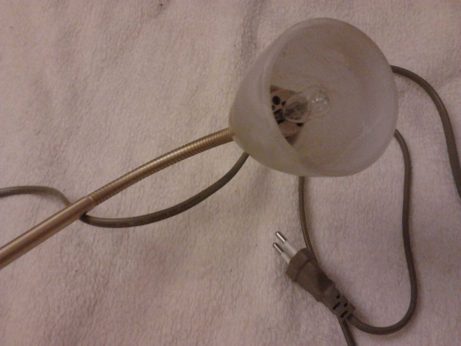 Lampa stołowa kolor złoty  Paul Neuhaus  lampka nocna  na biurko