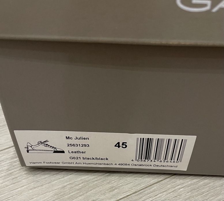 Чоловічі кеди кросівки шкіра GANT 45р