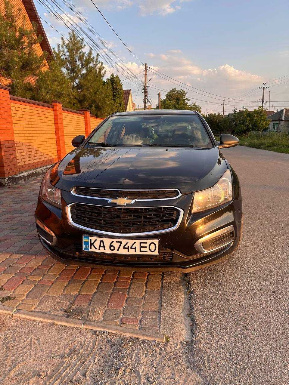 Chevrolet Cruze 2015  Автомат  Обслужен Без вложений