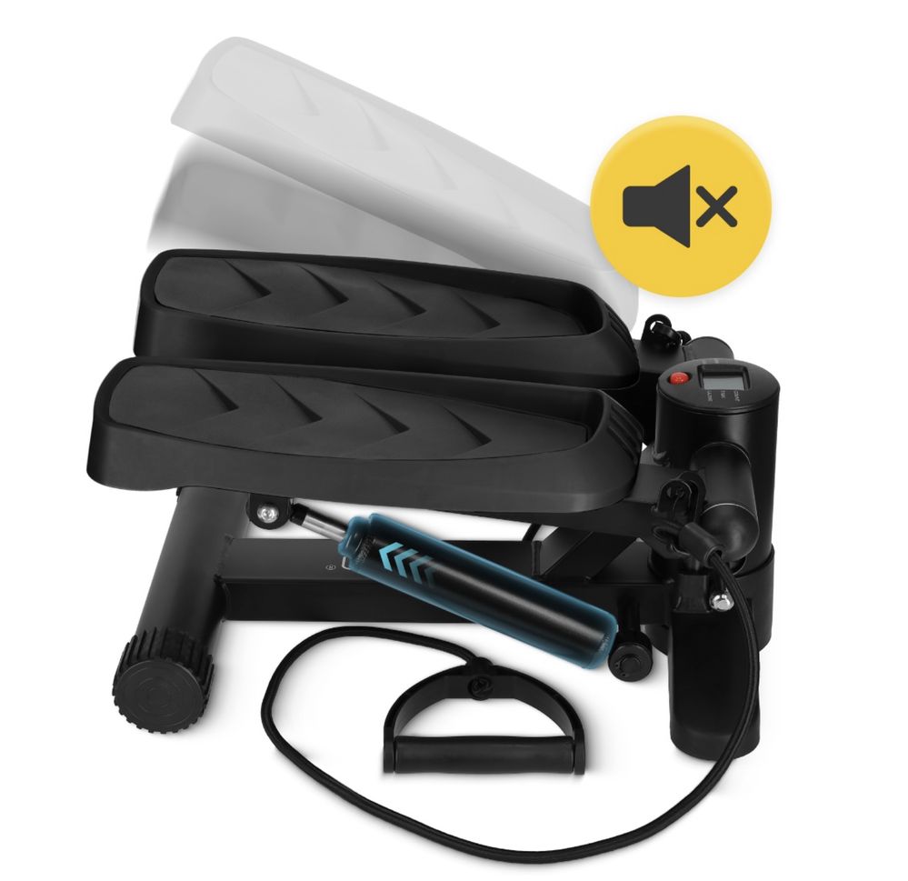 Stepper treningowy 2 w 1 EVO 4FIZJO z linkami do ćwiczeń ramion