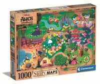 Puzzle 1000 Story Maps Alicja W Krainie Czarów