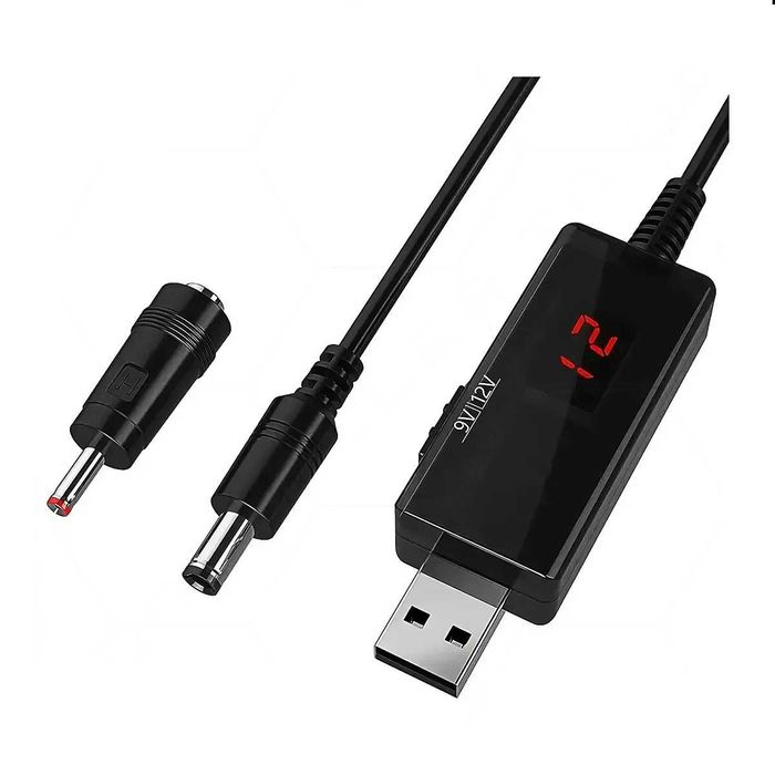 Кабель для роутера 9/12V від USB павербанка