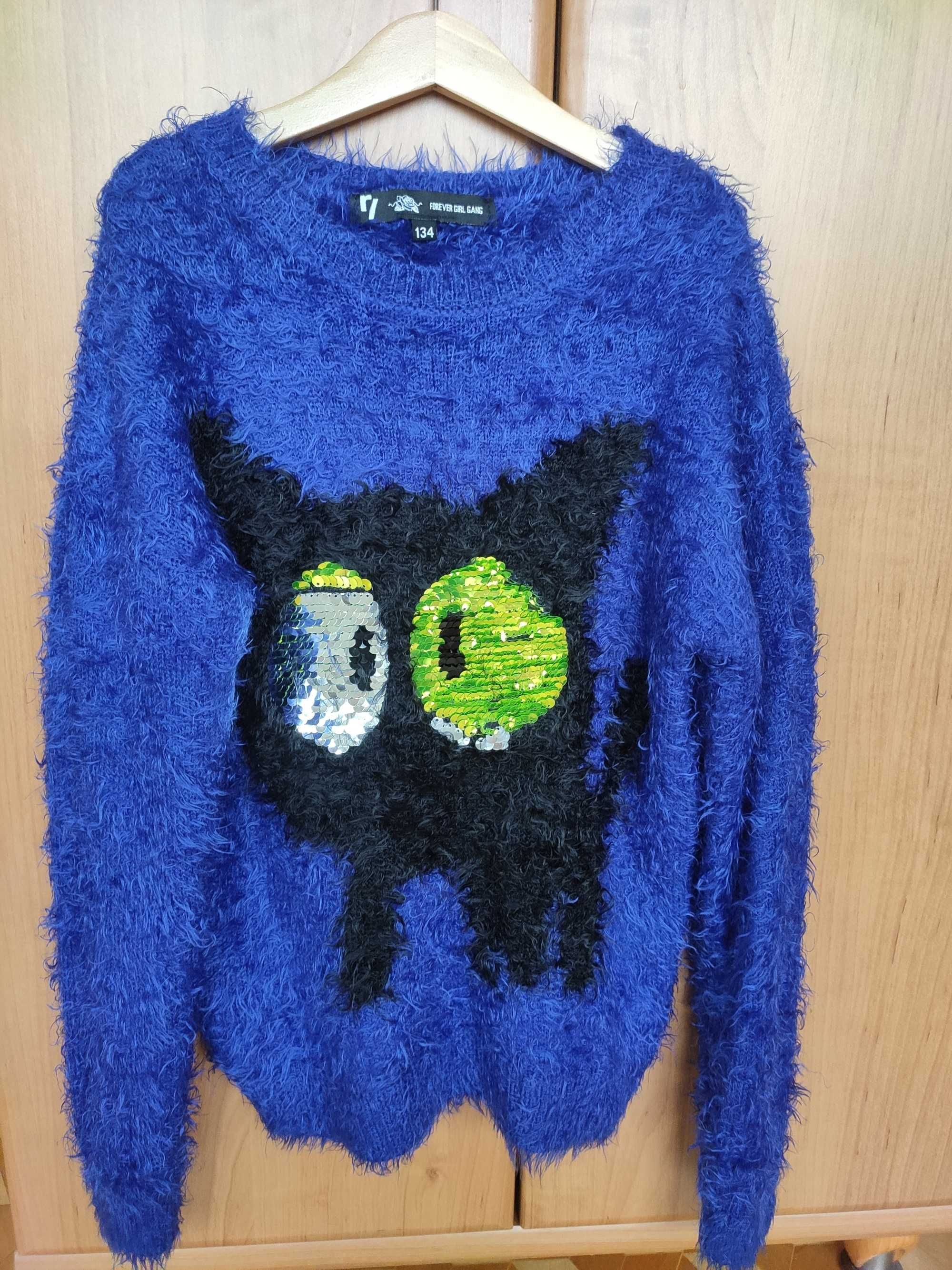Spodenki sztruksowe- spodenki i sweter- sweter z kotem-zestaw- komplet
