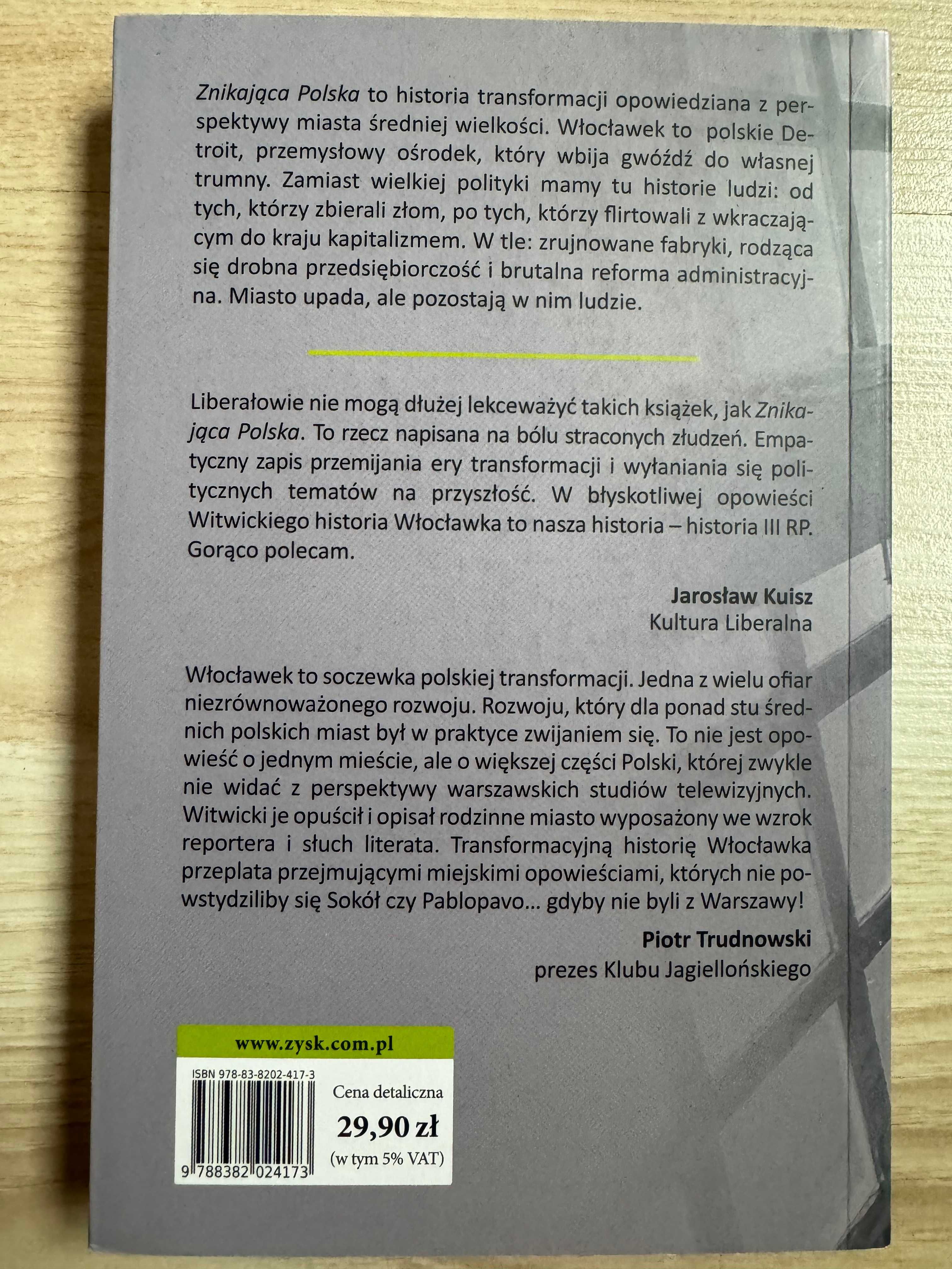 Znikająca Polska - książka z autografem Piotr Witwicki