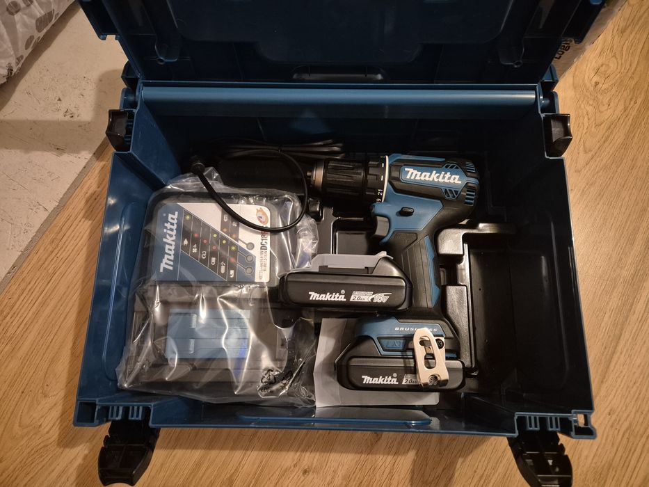 Wiertarko - wkrętarka MAKITA DDF485RAJ 18V 50Nm 2x2Ah baterie w zestaw