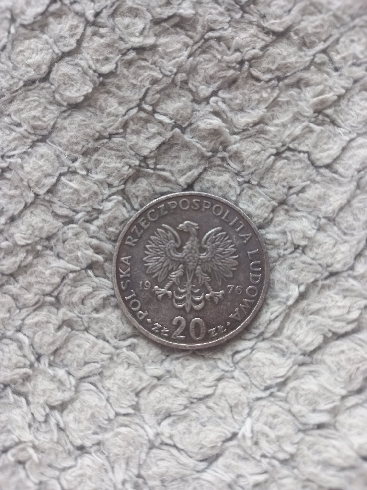 Marceli Nowotko 1976 r -moneta bez znaku mennicy. Unikat