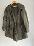 H&M kurtka parka zielona z kapturem khaki S L M