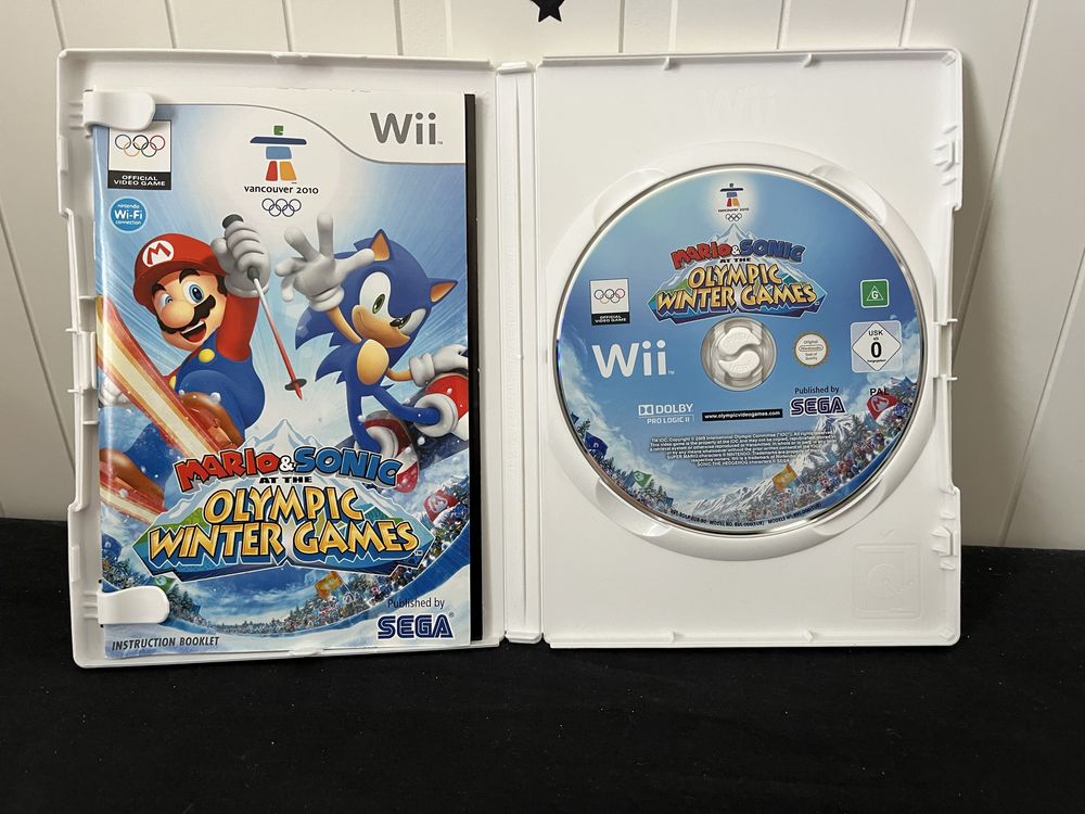 Mario Sonic Olympic Games Nintendo Wii