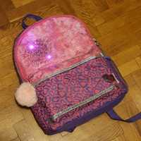 Легкий школьный мерцающий рюкзак девочке Skechers Twinkle Toes с LED