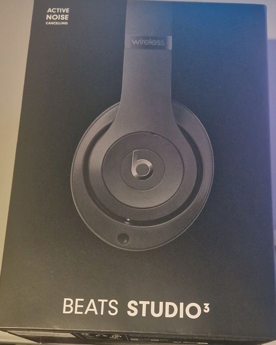Słuchawki Beats Studio3 ANC czarne jak nowe