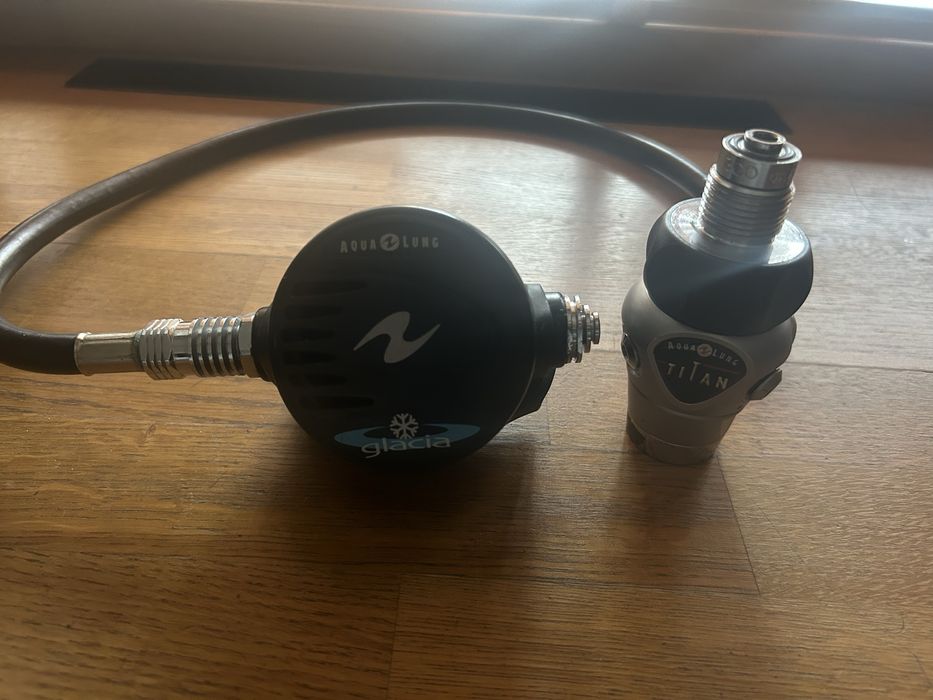 Automat nurkowy Aqualung Titan  + Aqualung Glacia