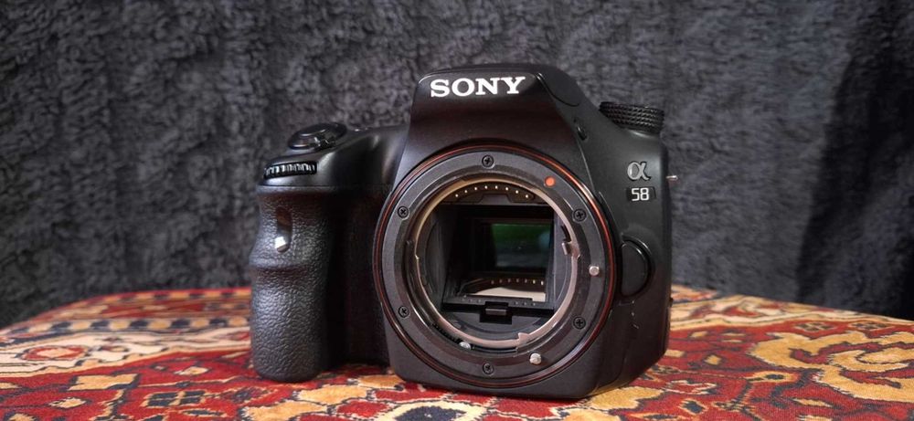 Sony A58 + 1 obiektyw + torba  | Stan idealny | Przebieg 24k