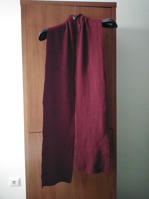 Cachecol Bordeaux de lã