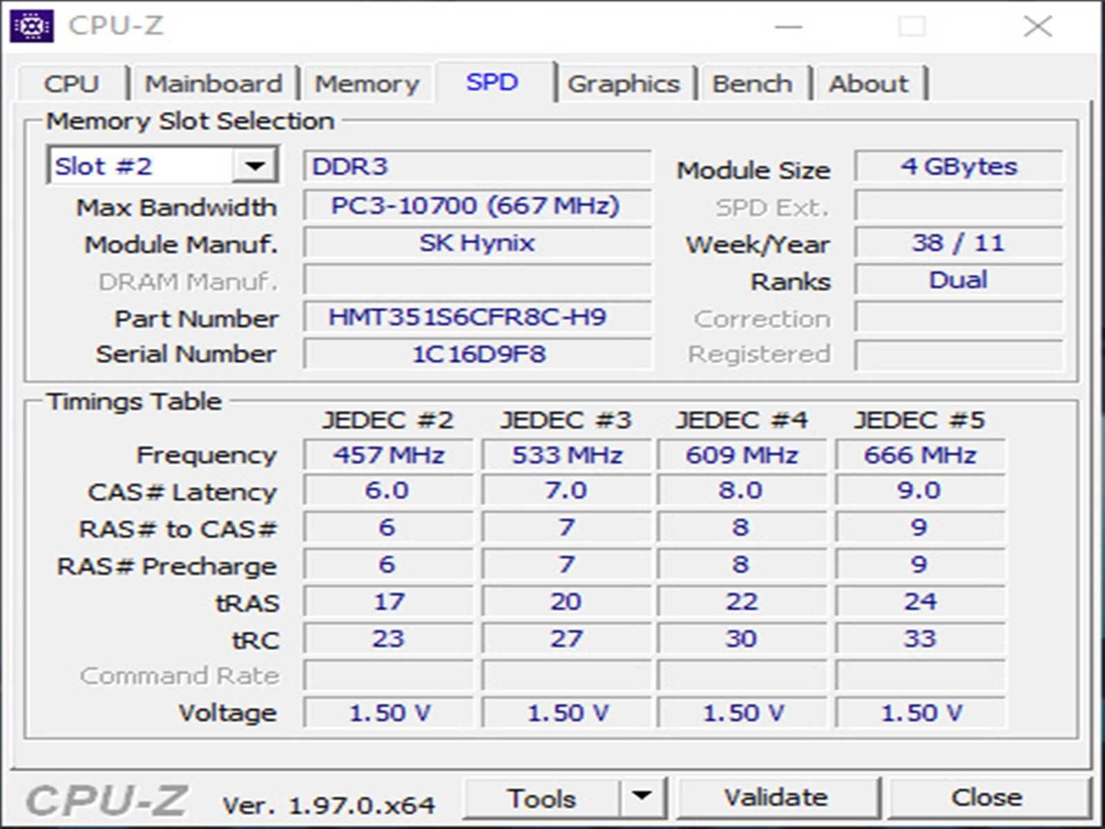 DDR3 8GB HyniX 10600