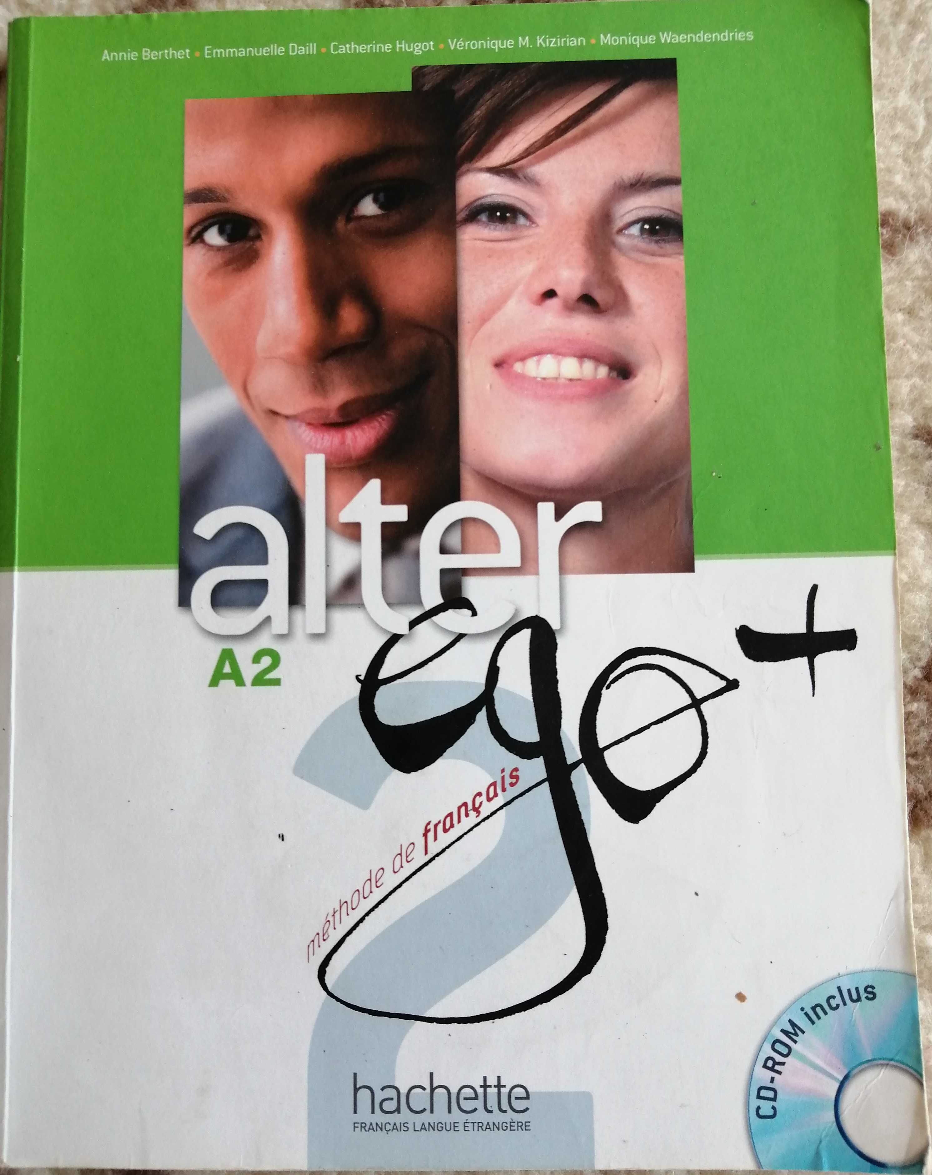 Alter Ego+ A2. Podręcznik + CD ROM, Cwiczenia + CD, Hachette 2012