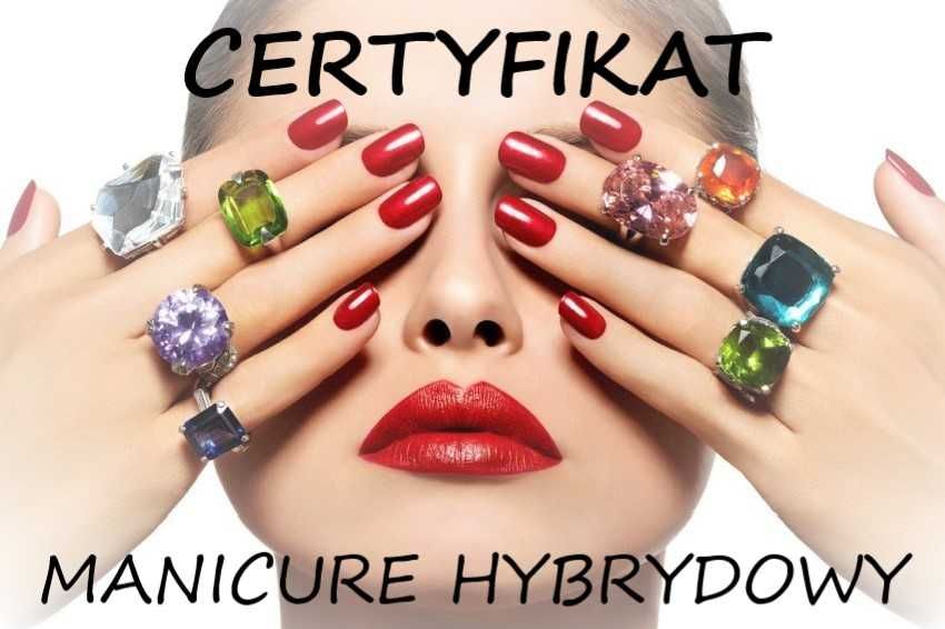 Zestaw startowy + certyfikat ukończenia kursu manicure hybrydowy