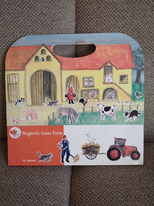 Mały laptop, zabawka edukacyjna +  Zabawka magnetyczna