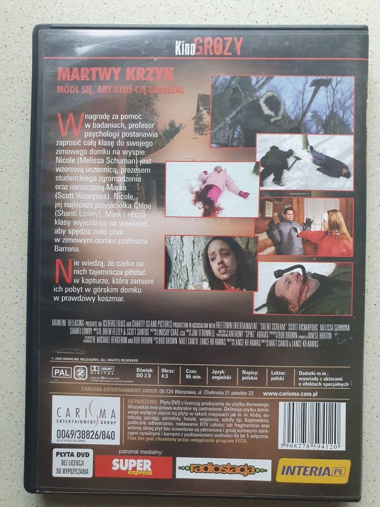 Martwy krzyk DVD