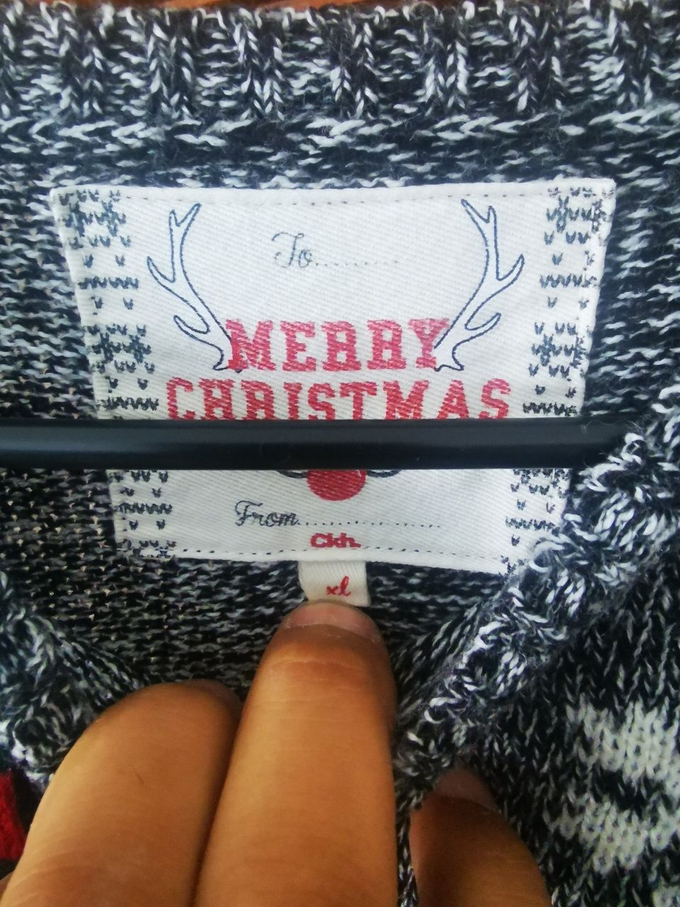 Camisola Merry Christmas C&A Tamanho XL