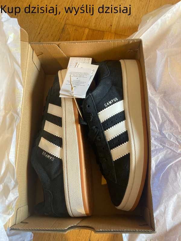 Trampki Adidas w rozmiarze 38 czarne klasyczne wygodne