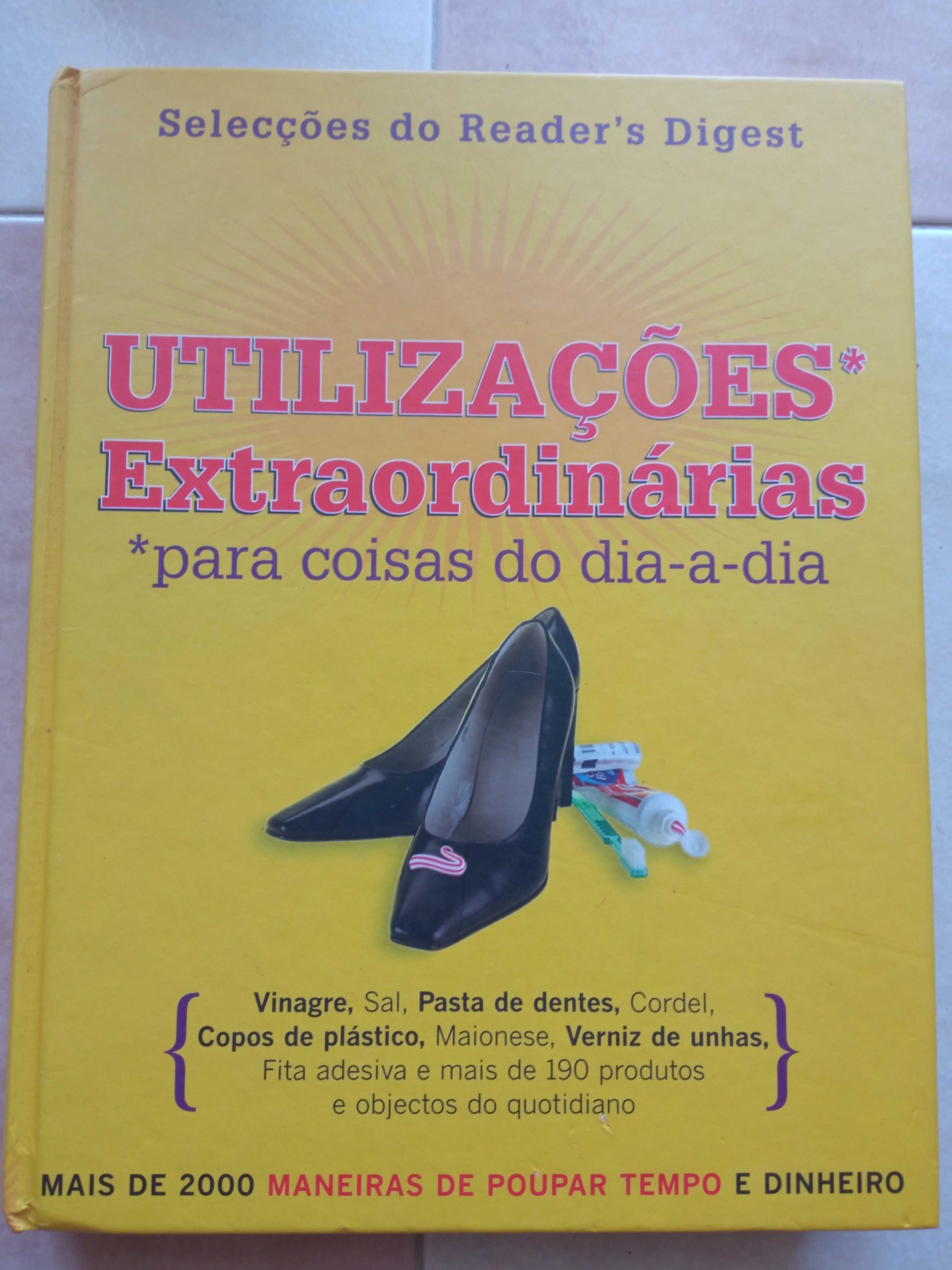 Livro com utilidades domésticas do dia-a-dia