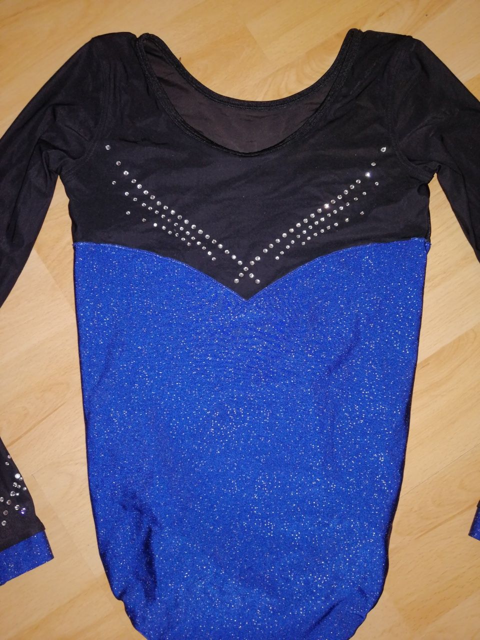 strój gimnastyczny body cyrkonie gimnastyka artystyczna 146-158cm