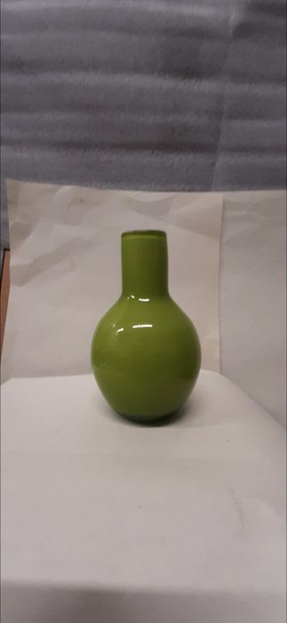 Wazonik szklany zielony vintage