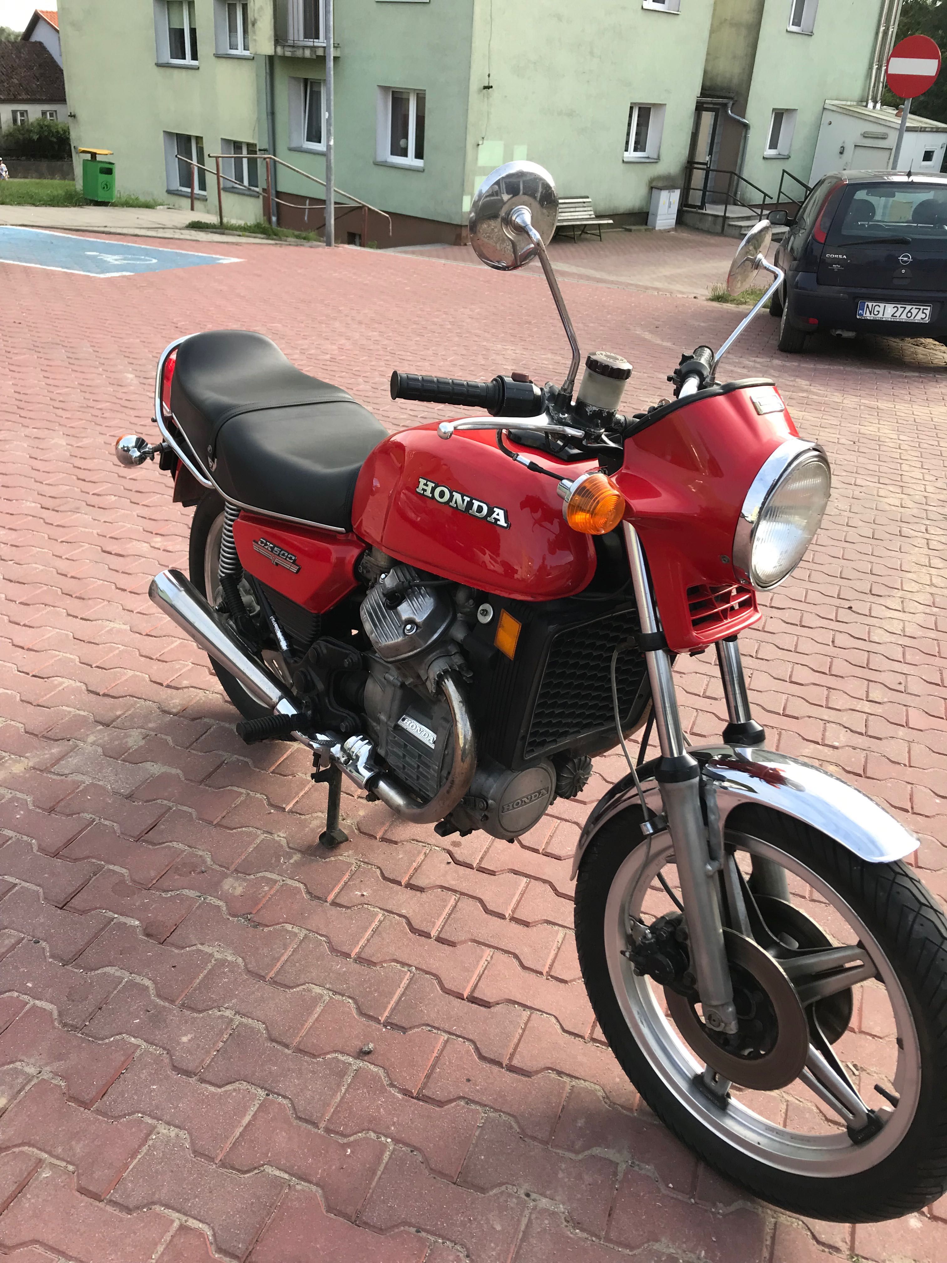 Sprzedam motocykl honda Cx 500