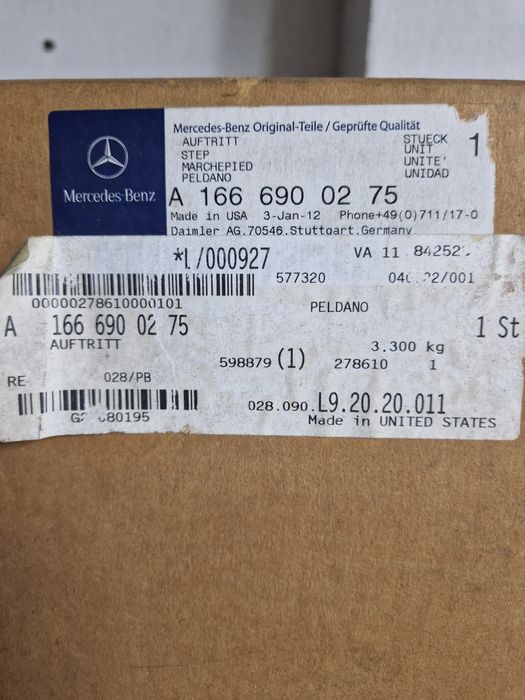 Degrau Mercedes para ML