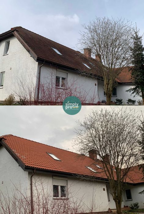 Czyszczenie, mycie kostki brukowej, elewacji, dachów, ogrodzeń, domów