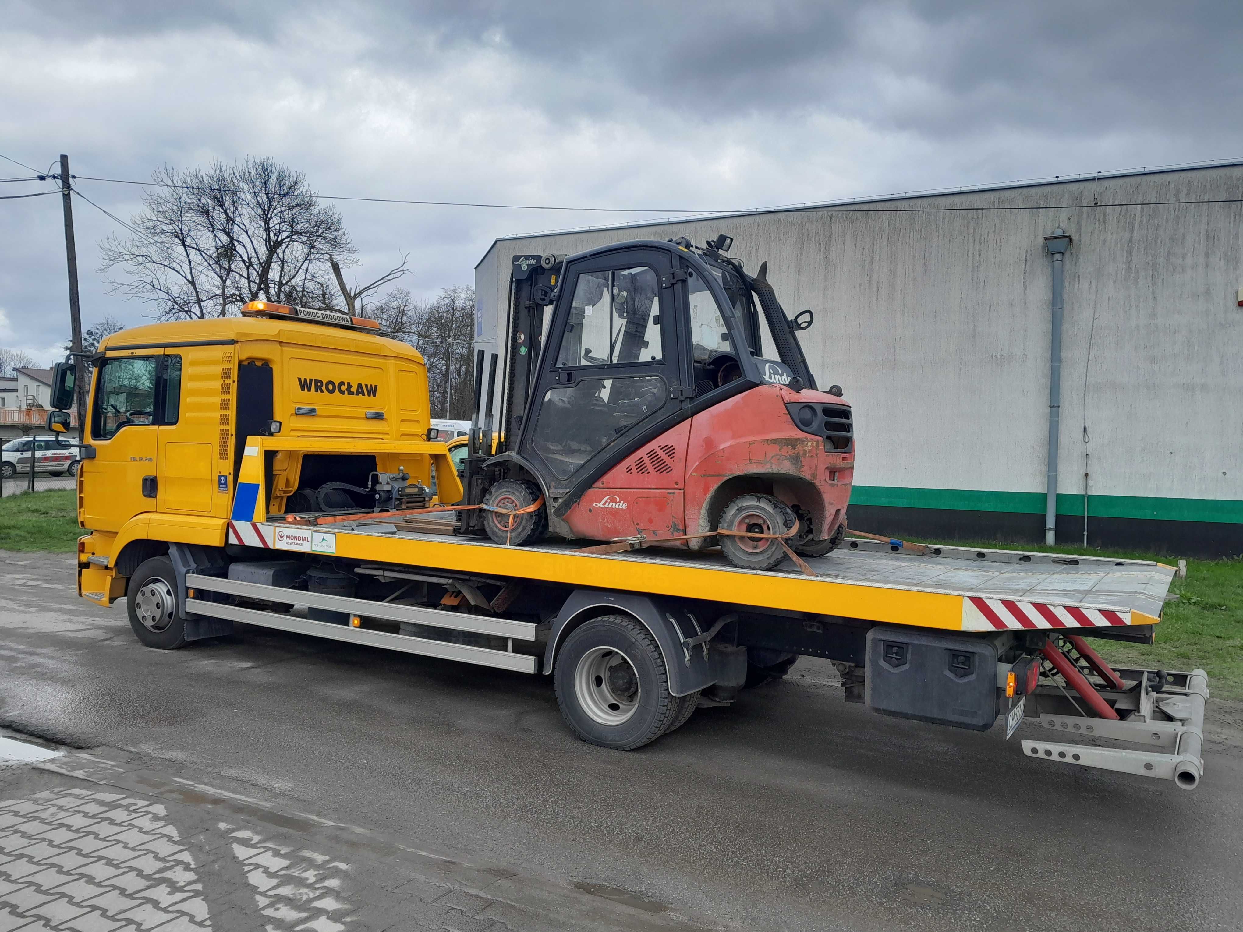 Pomoc Drogowa Laweta Holowanie A4 S8 BIELANY WROCŁAWSKIE