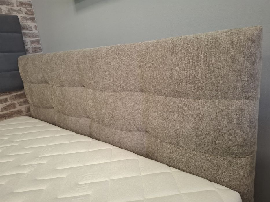 Nowe łóżko tapicerowane 160x200 od ręki beżowe