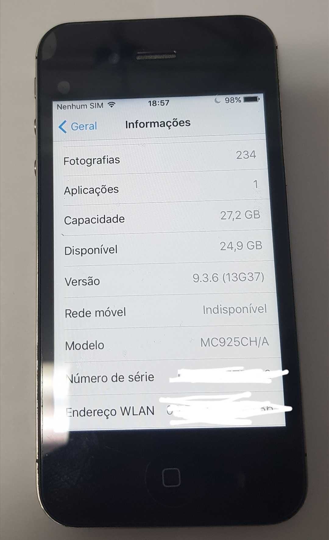 Iphone 4S model A1387