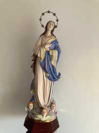 Nossa Senhora da Conceição antiga em porcelana.