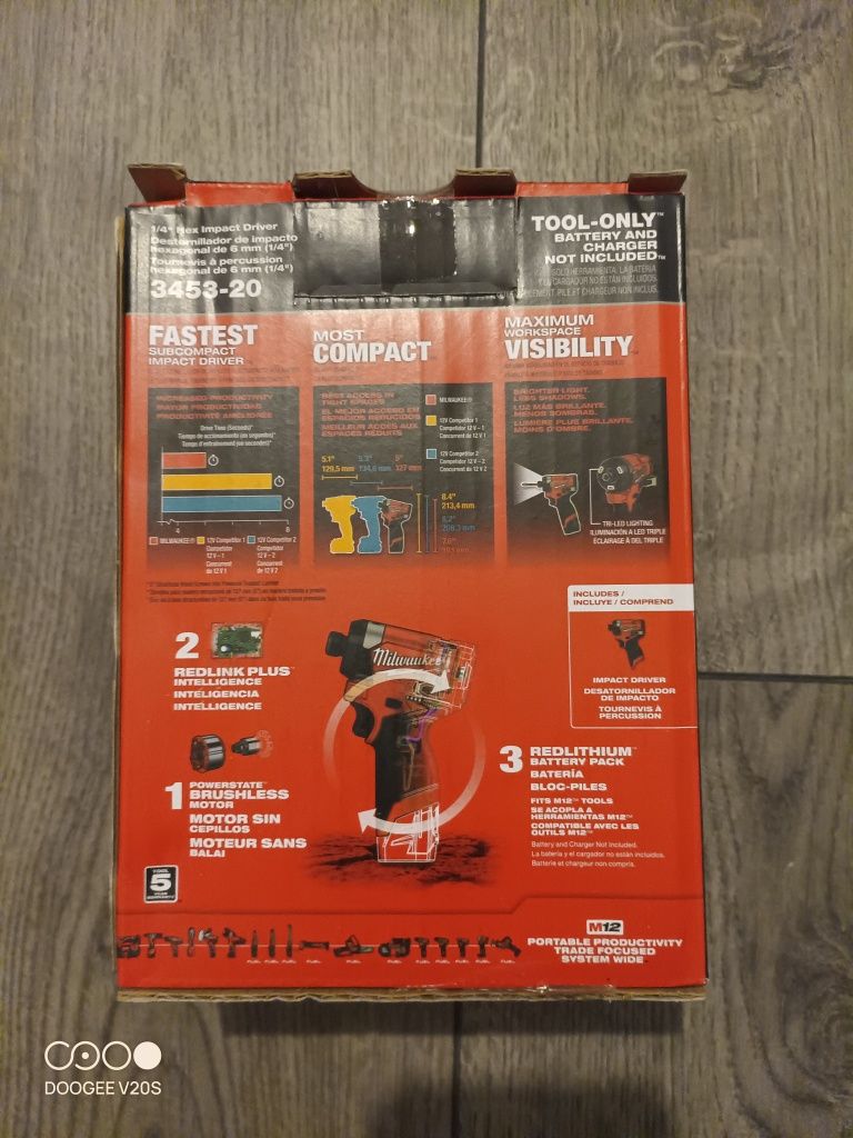 Milwaukee 3453-20 m12 Fuel Impact Driver