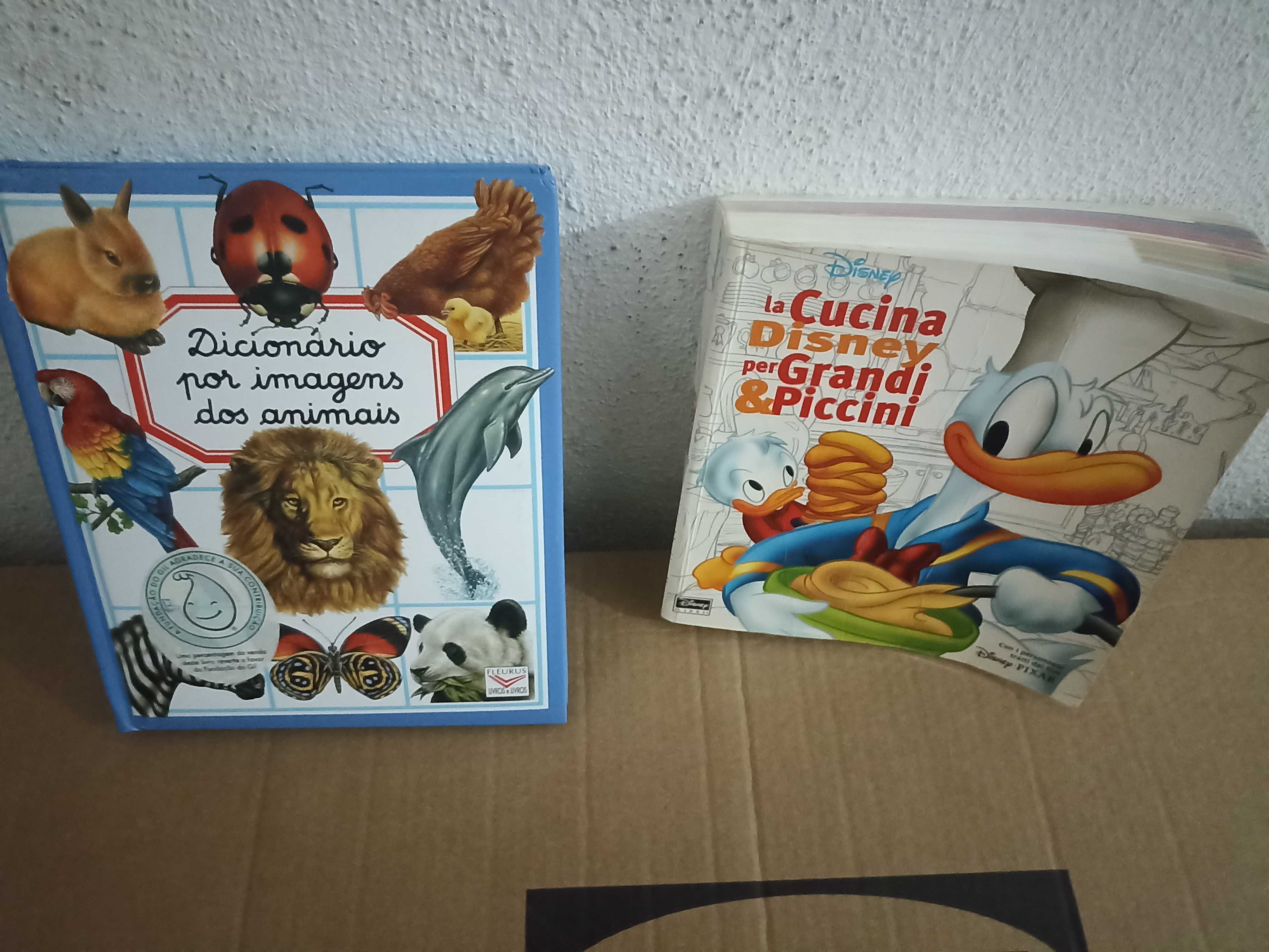 Livros infantis variados