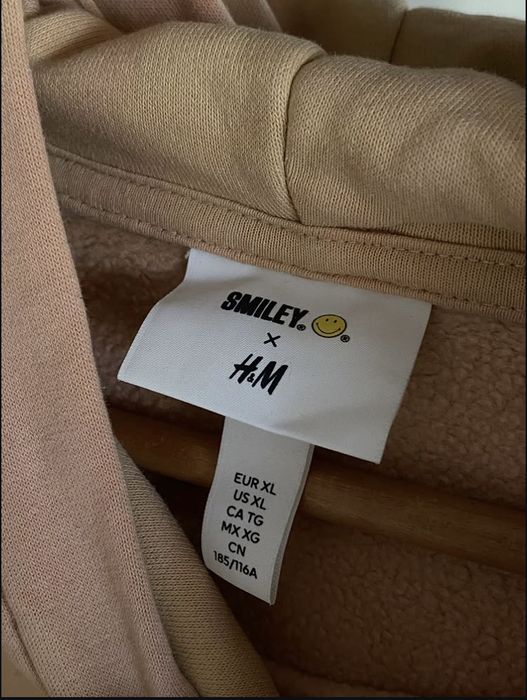Smiley x H&M oversized printed hoodie (худі)