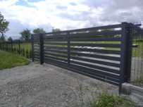 Bramy panelowe palisadowe