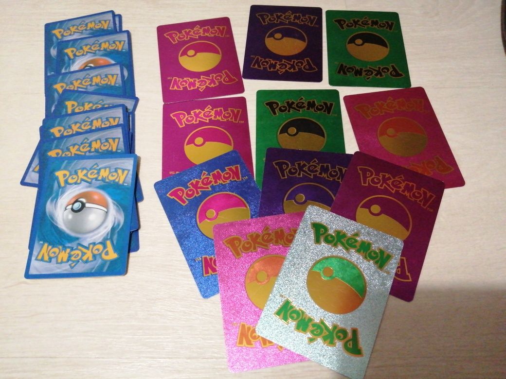 Karty pokemon trener kolorowe 26szt